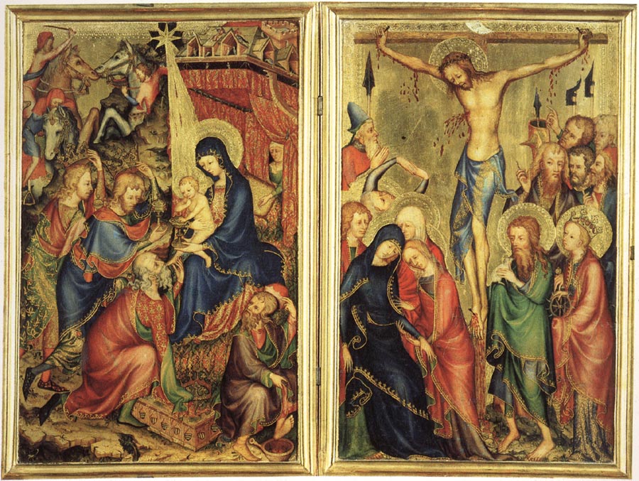 The Adoration of the Magi and The Crucifixion